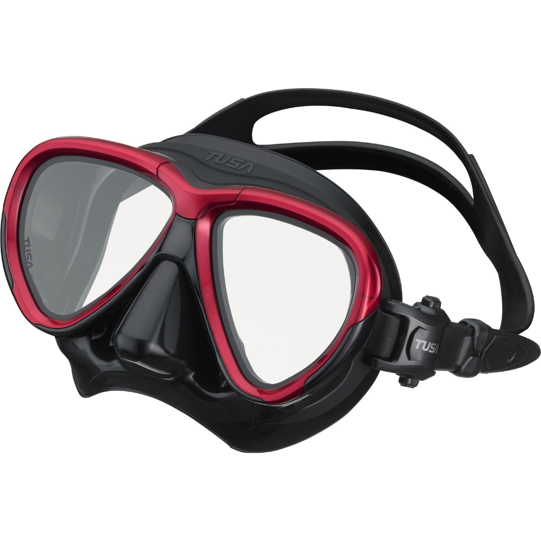 Black Tusa Intega - Metallic Dark Red