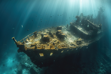 Shipwreck diving at the Florida Keys USS Spiegel 